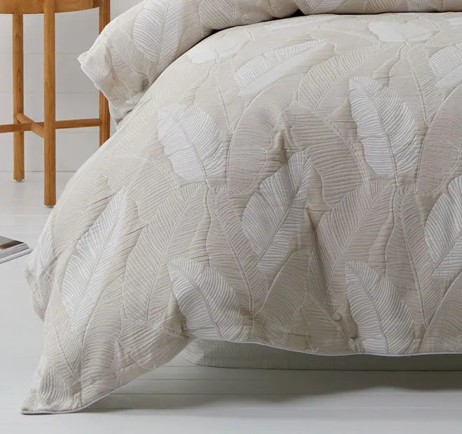 Tahiti Quilt Cover Set Range Tan