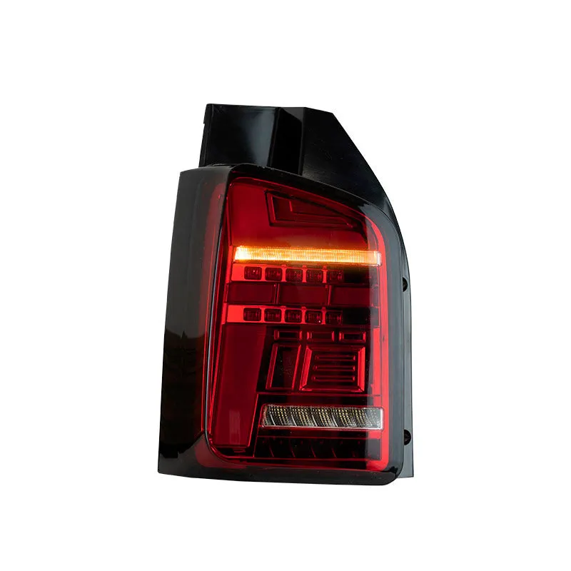 VW T5 (2003-09) – Rear Lights – Sequential Indicator – LED – Red (T6.1 Style)