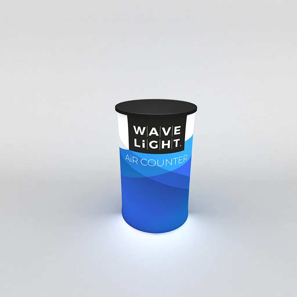 WaveLight® Air Backlit Inflatable Counter - Circular