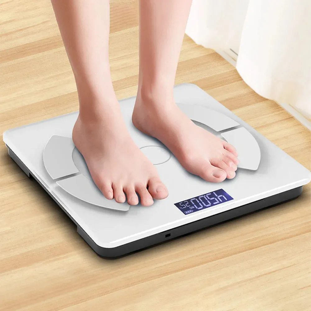 Wireless Bluetooth Weight Scale with Smartphone APP -Compatible - Body Composition Muscle Mass/Fat Analyzer - BMI BMR.