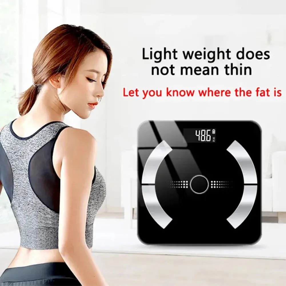 Wireless Bluetooth Weight Scale with Smartphone APP -Compatible - Body Composition Muscle Mass/Fat Analyzer - BMI BMR.