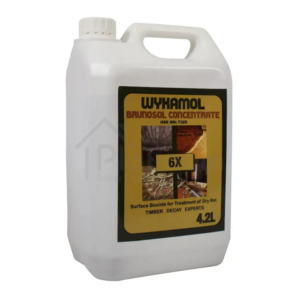 Wykamol Brunosol Concentrate 6X Masonry Dry Rot Treatment